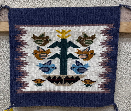 Tree of Life Pattern Navajo Rug