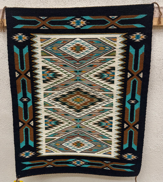 Teec Nos Pos Pattern Navajo Rug