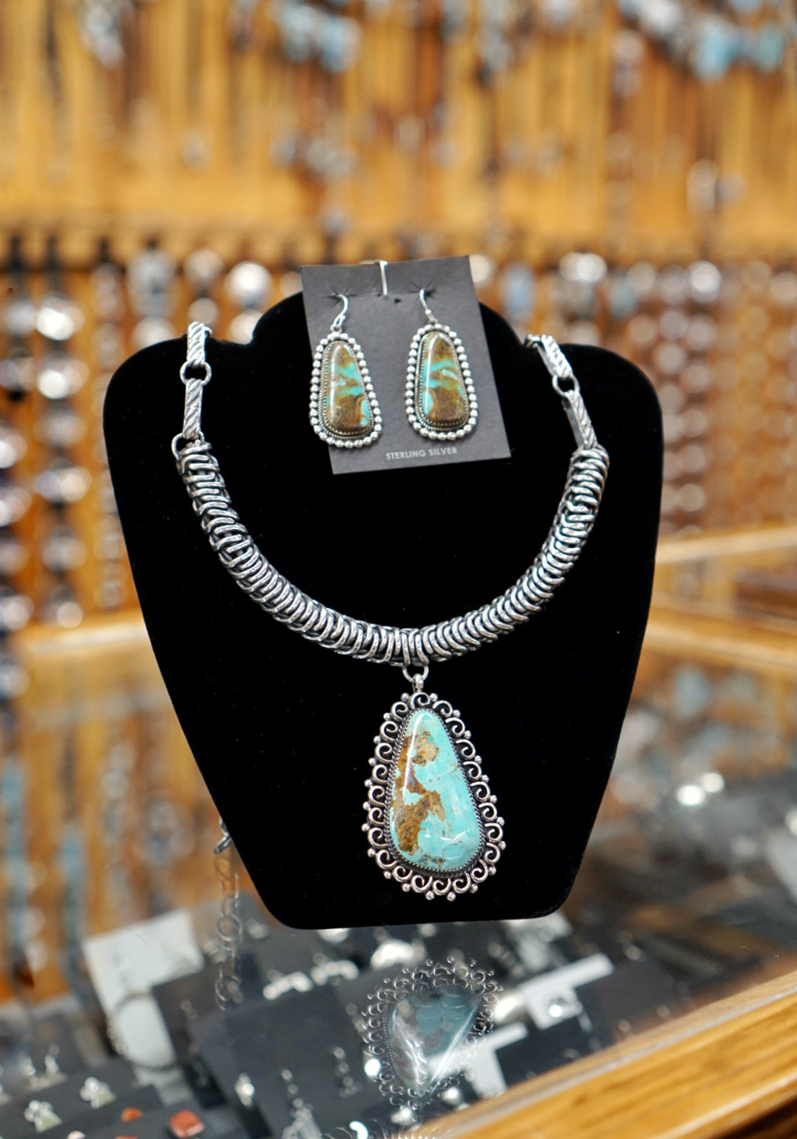 Native American Necklace and Earring set