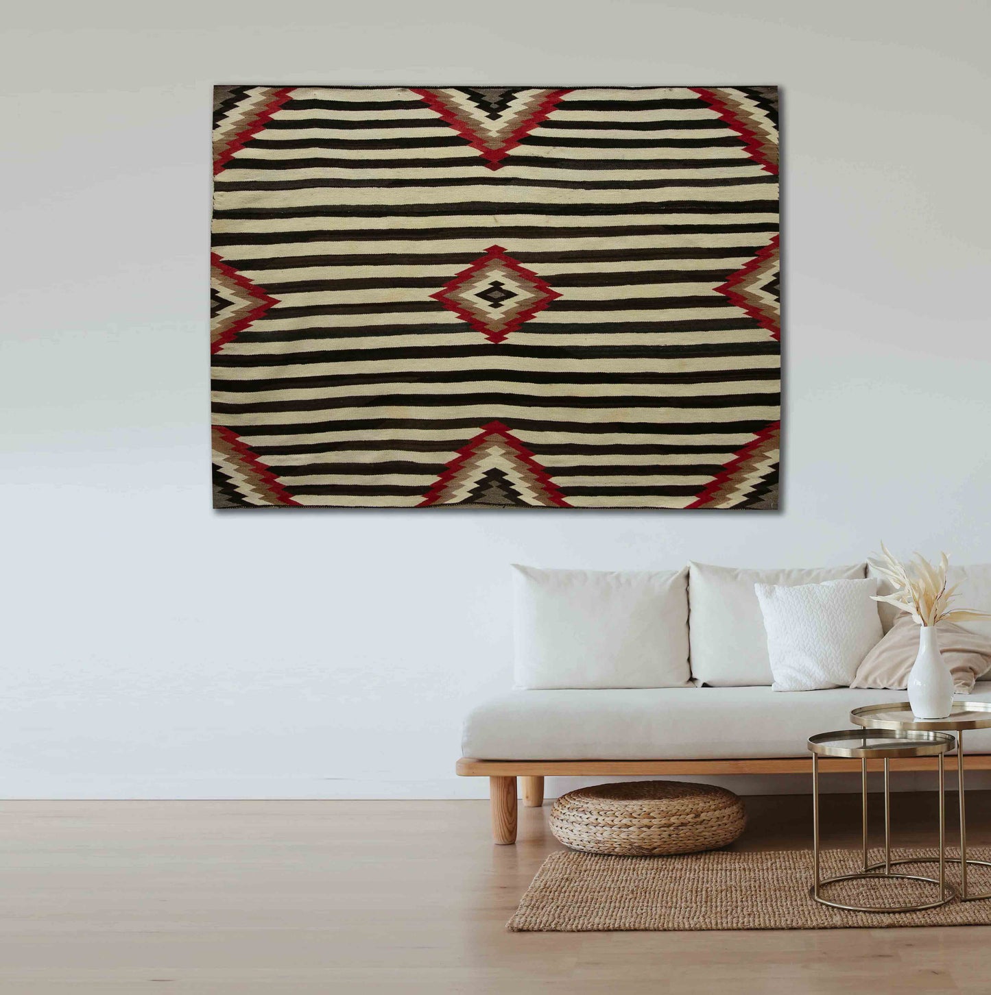 Vintage Chief 3rd Phase Navajo Rug